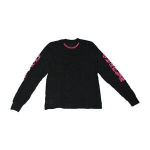 Chrome Hearts Neck Logo L/S Pocket T-Shirt Pink Black